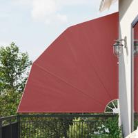 VidaXL Balkonscherm inklapbaar 210x210 cm terracottakleurig