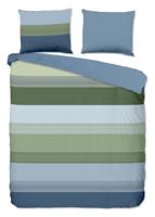 Good Morning Dekbedovertrek "strepen" - Multi - (240x200/220 cm) - Katoen