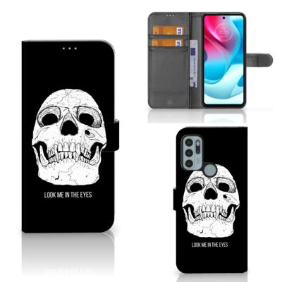 Telefoonhoesje met Naam Motorola Moto G60s Skull Eyes Telefoonhoesje met Naam Motorola Moto G60s Skull Eyes