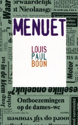 Louis Paul Boon Menuet Louis Paul Boon Menuet