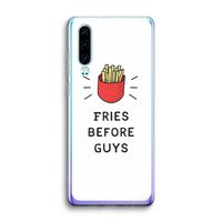 Fries before guys: Huawei P30 Transparant Hoesje