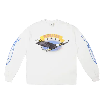 Fearless Blood Bonnie Longsleeve Shirt Heren Wit - Maat S - Kleur: Wit | Soccerfanshop Fearless Blood Bonnie Longsleeve Shirt Heren Wit - Maat S - Kleur: Wit | Soccerfanshop