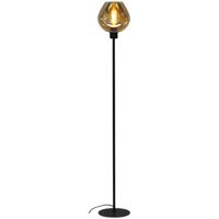 Masterlight Vloerlamp zwartQuinto Smoke met smoke glas - 1261-05-130-05-3