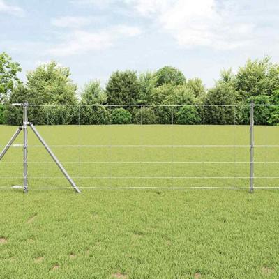 Weidehekwerk Zilver 25 x 0.8 m Gegalvaniseerd staal