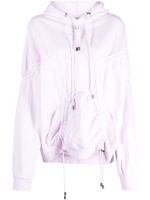 Collina Strada hoodie en coton Star à fronces - Rose - thumbnail