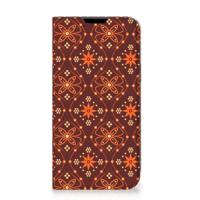 Apple iPhone 14 Plus | Hoesje met Magneet | Batik Brown