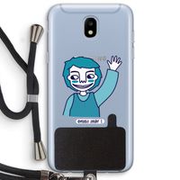 Zwaai: Samsung Galaxy J5 (2017) Transparant Hoesje met koord