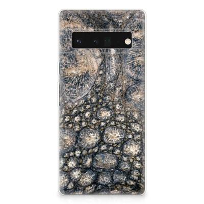 Google Pixel 6 Pro | TPU Hoesje | Krokodillenprint