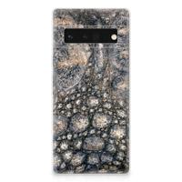 Google Pixel 6 Pro | TPU Hoesje | Krokodillenprint