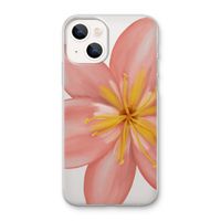 Pink Ellila Flower: iPhone 13 mini Transparant Hoesje