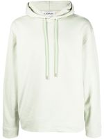 Lanvin hoodie en coton à imprimé graphique - Vert