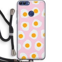 Dancing eggs: Huawei P Smart (2018) Transparant Hoesje met koord