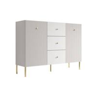 Meubella Dressoir Vermont - Wit - 135 cm - thumbnail