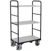 VARIOfit SW-500.258 Etagewagen ESD Staal Poedercoating Laadvermogen (max.): 250 kg Grafietgrijs (RAL 7024) - thumbnail