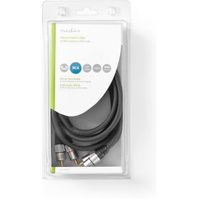 Stereo Audio Cable | 2x RCA Male - 2x RCA Male | 1.50 m | Anthracite - thumbnail