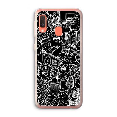 Vexx Black City : Samsung Galaxy A20e Transparant Hoesje