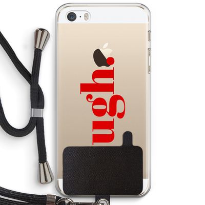 Ugh: iPhone 5 / 5S / SE Transparant Hoesje met koord
