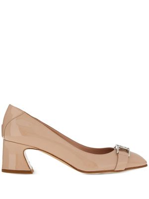 Ferragamo escarpins Vara Chain 50 mm - Tons neutres