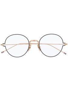 Thom Browne Eyewear lunettes de vue à monture ronde - Noir