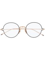 Thom Browne Eyewear lunettes de vue à monture ronde - Noir