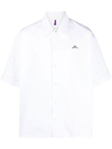 OAMC chemise à logo brodé - Blanc