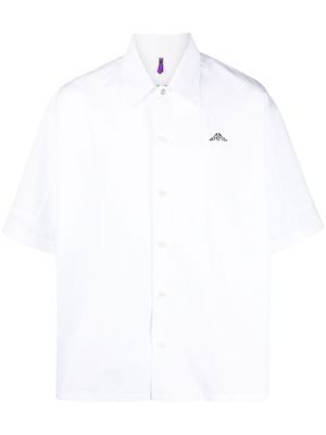 OAMC chemise à logo brodé - Blanc