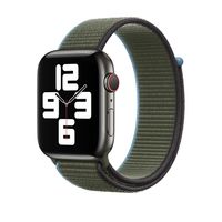 Apple origineel Sport Loop Apple Watch 42mm / 44mm / 45mm / 49mm Inverness Green - MYA72ZM/A - thumbnail