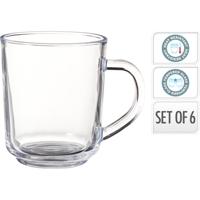 Theeglas gehard glas set van 6 stuks