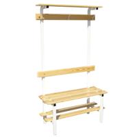 DESK BASIC DRESS WITH SHOE, HANGER AND TOP SHELF