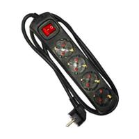 4-voudige Stekkerdoos met Schakelaar EDM 41013 Schuko (1,5 m)