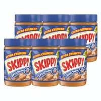 Skippy - Super Chunk Pindakaas - 6x 454g