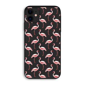 Flamingoprint groen: iPhone 11 Biologisch afbreekbaar hoesje