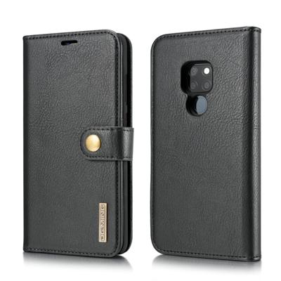 DG. MING Crazy Horse textuur Flip afneembare magnetische lederen Case voor Huawei Mate 20 met houder & kaartsleuven & portemonnee (zwart)