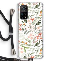 Sweet little flowers: Xiaomi Mi 10T 5G Transparant Hoesje met koord