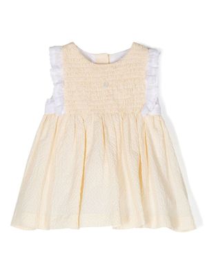 Patachou robe sans manches à détail de nœud - Jaune