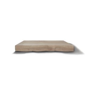 Onderblad BWS Eiken Massief Hout Zonder Boomschors 70 cm Olie Wit