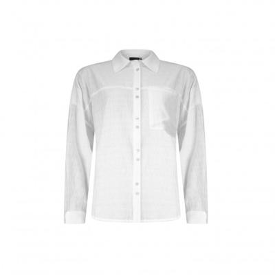 Poools - Wit | Dames | Blouse | Wit | 46 | regular | Kamst mode