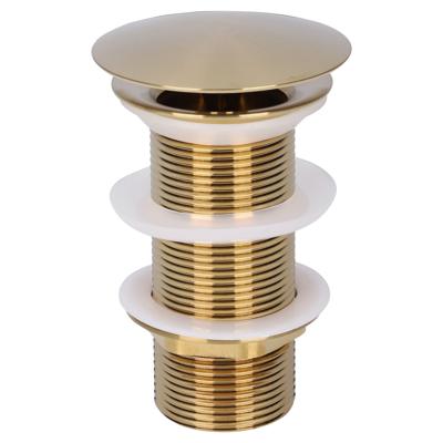 Differnz afvoerplug always open | L | mat goud | 72mm
