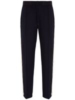 Emporio Armani pantalon de jogging à rayures - Noir