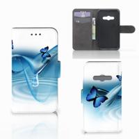 Samsung Galaxy Xcover 3 | Xcover 3 VE | Telefoonhoesje | Met pasjeshouder | Vlinders