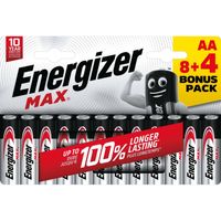 Energizer batterijen Max AA, blister van 8 stuks + 4 stuks gratis - thumbnail