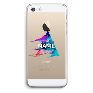 Abstract Spectrum: iPhone 5 / 5S / SE Transparant Hoesje