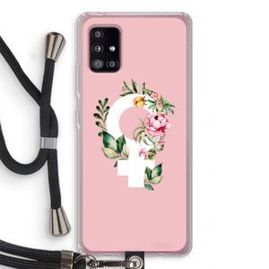 Venus: Samsung Galaxy A51 5G Transparant Hoesje met koord