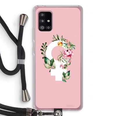 Venus: Samsung Galaxy A51 5G Transparant Hoesje met koord