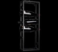Mirrors and more Wijnrek Anna wand 6 flessen H 70 cm zwart