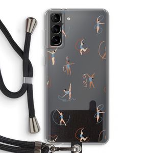 Dancing #3: Samsung Galaxy S21 Plus Transparant Hoesje met koord