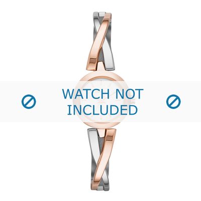 DKNY horlogeband NY2172 Staal Rosé 6mm