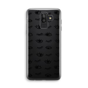 Eye pattern #2: Samsung Galaxy J8 (2018) Transparant Hoesje