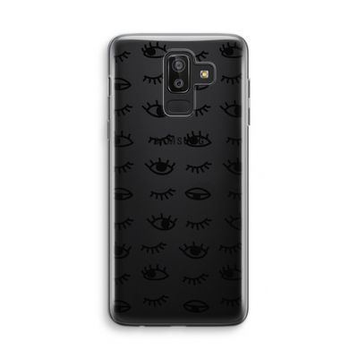 Eye pattern #2: Samsung Galaxy J8 (2018) Transparant Hoesje