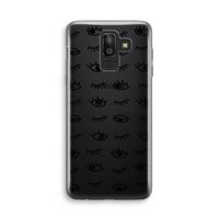 Eye pattern #2: Samsung Galaxy J8 (2018) Transparant Hoesje